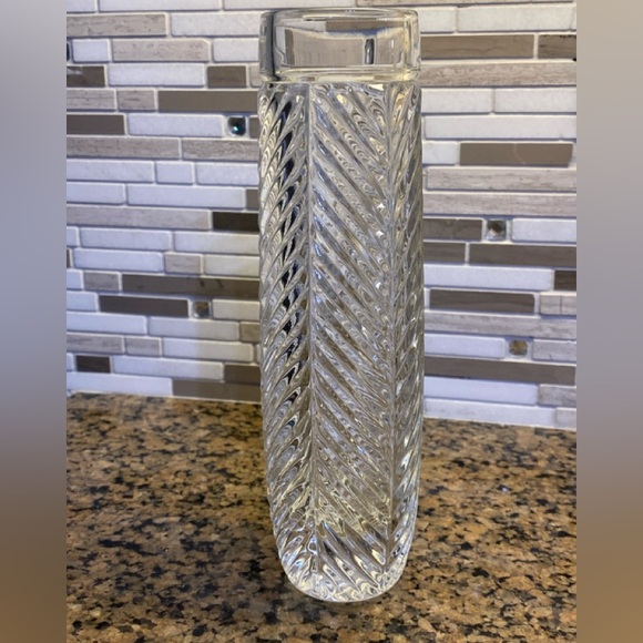 Ralph Lauren Other - Vintage Herringbone Crystal Bud Vase by Ralph Lauren